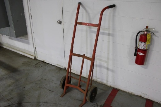 Red Steel Hand Truck Dolly