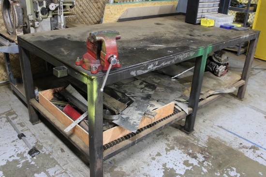 Workbench with Wilton 656 6-Inch Vise