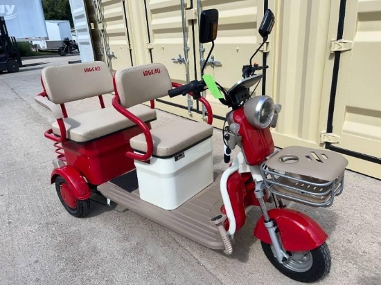 2026 Unused Red SDLANCH IRGC40 Electric Tricycle