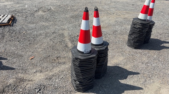 (Qty 42) 2026 Unused SDLANCH TSC Safety Traffic Cones