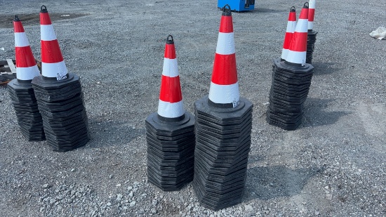 (Qty 41) 2026 Unused SDLANCH TSC Safety Traffic Cones