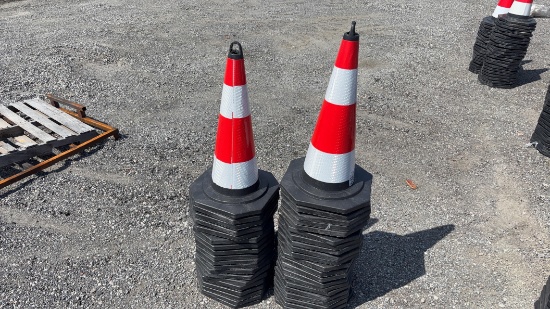 (Qty 41) 2026 Unused SDLANCH TSC Safety Traffic Cones