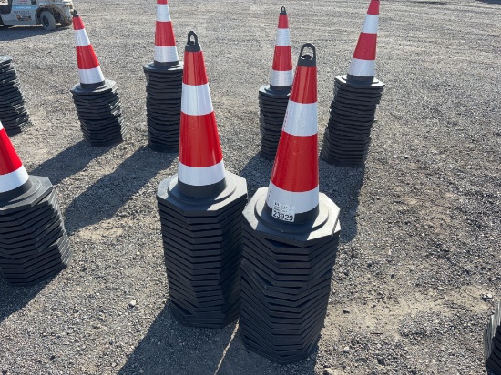 (Qty 42) 2026 Unused SDLANCH TSC Safety Traffic Cones