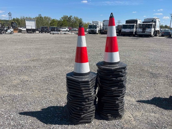 (Qty 42) 2026 Unused SDLANCH TSC Safety Traffic Cones