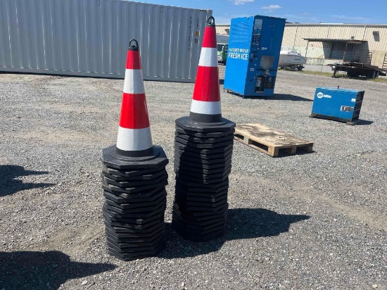(Qty 42) 2026 Unused SDLANCH TSC Safety Traffic Cones