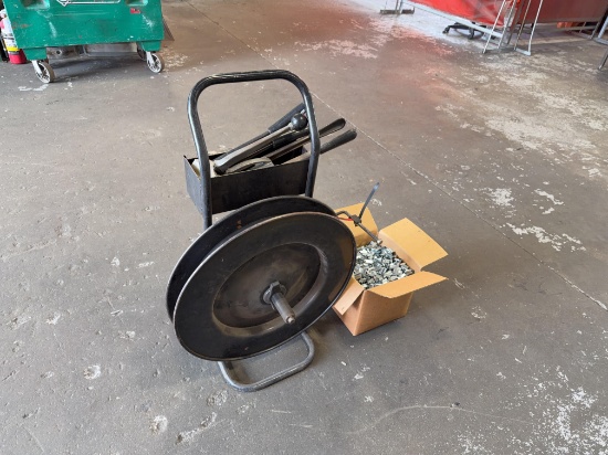 Steel Strapping Cart with Tools and Seals