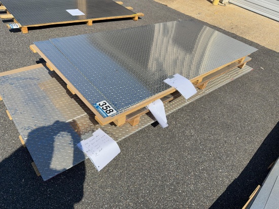 Lot of Aluminum Tread Plates