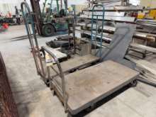 Lot of Two Industrial Platform Carts
