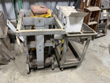 Lot of Industrial Carts and Stripe Marking Machine