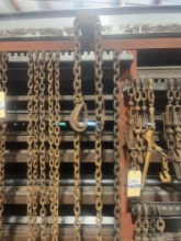 Lot of Industrial Chains and Hooks