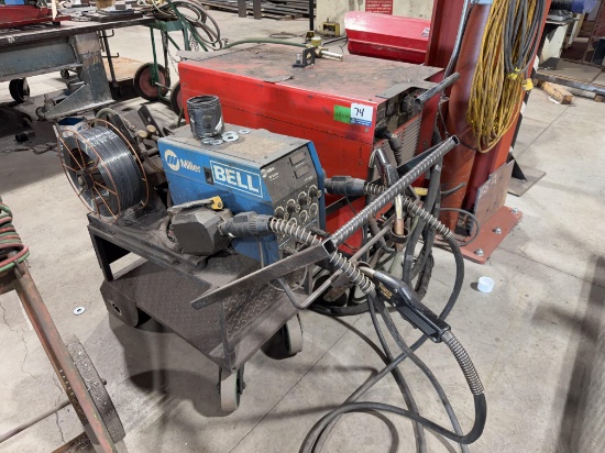 Miller Deltaweld 451 Welding Power Source with 60 Series Wire Feeder