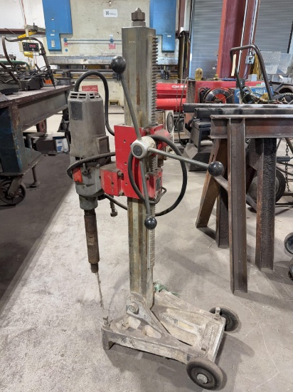 Milwaukee Dymodrill Core Drill with Stand