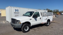 2004 Ford F250 XL Super Duty 4x4 Single Cab Service Truck