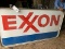 EXXON DOUBLE SIDED SIGN