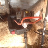 Gas powered auger