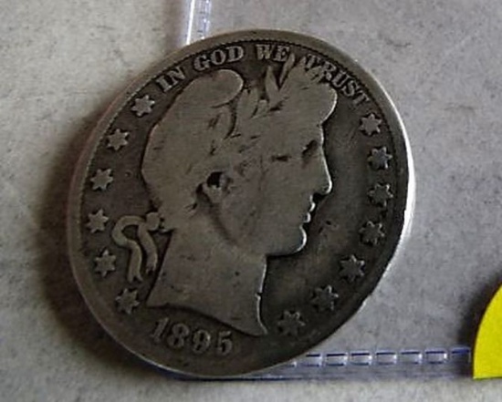 1895 Barber Half Dollar