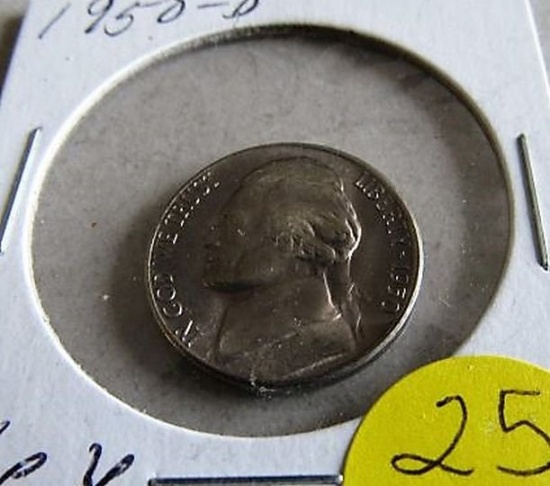 1950-D Jefferson Nickel