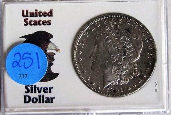 1891-CC Morgan Dollar