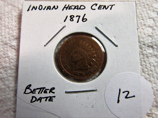 1876 Indian Head Cent