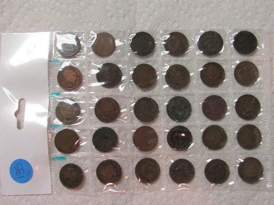 Sheet of 30 Indian Cents