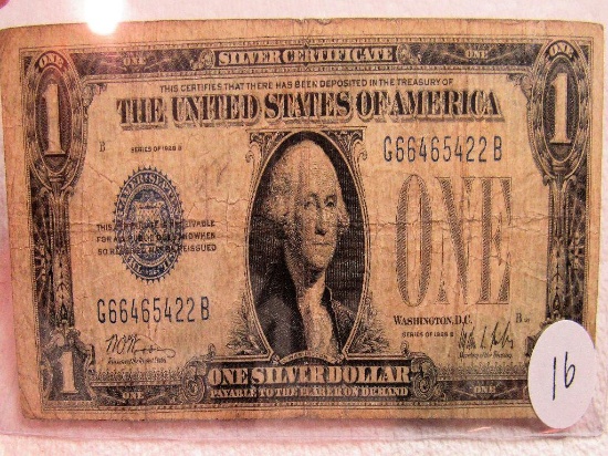 1928 Funny Back $1 Note