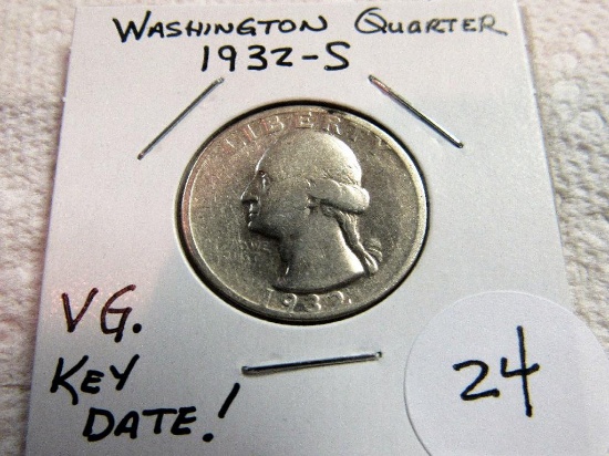 1932-S Washington Quarter