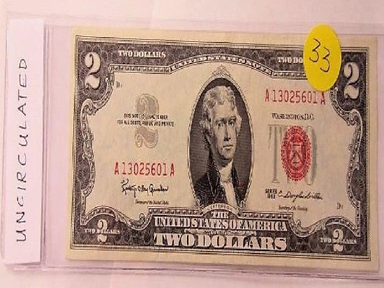 Uncirculated $2 1963