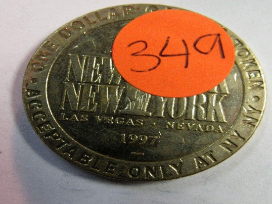 1997 New York New York $1 Gaming Coin