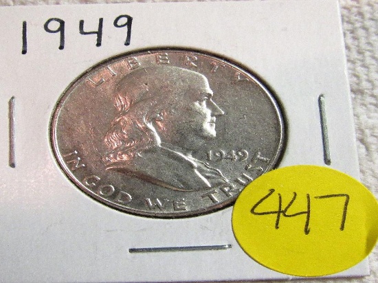 1949 Franklin Half Dimes