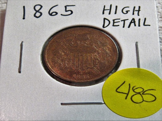 1865 2 Cent Piece