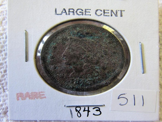 1843 Large Cent