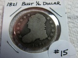 1821 Capped Bust Half Dollar