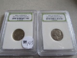 1963-D, '64-D Jefferson Nickels