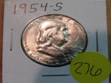 1954-S Franklin Half Dollar