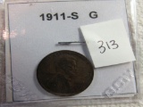 1911-S Lincoln Cent