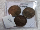 1911-PDS Lincoln Cent