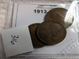 1913-PDS Lincoln Cent