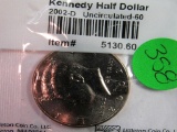 2002D UNC Kennedy Half Dollars