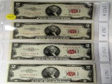 Sheet of four $2 1953A, 1953B, 1953C, 1963A