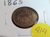 1865 Two Piece Cent
