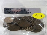 47 1919-S Wheat Cents