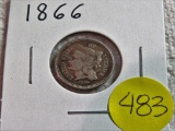 1866 3 Cent Piece