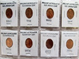 8 Uncircilated Lincoln Cents