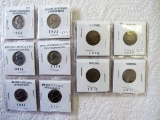 6 Uncirculated Jefferson Nickels, 