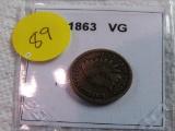 1863 Indian Cent