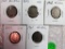 1899,1901,1902,1903,1907 Nickels