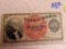 1863 25 Cent Fractional Currency Note