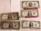 3-1957 $1 Silver Certificates, 2-1976 $2 Bills