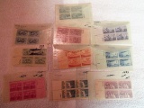 13 Mint block 3 cent stamps