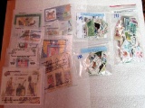 100 US Mint stamps , 500 stamps from 50 countries (cancelled) 50 Cancelled Mint stamps